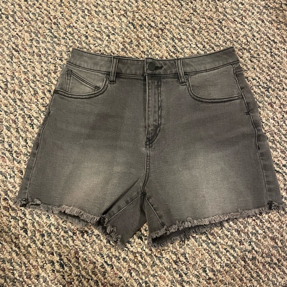 Volcom Gray Denim Women Shorts - Picture 1 of 3